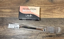 LAMIK Beauty Revelation Brow Duo Kit Powder & Sculpting Crème + Brush Vegan