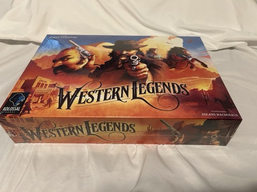 Western Legends Board Game Kolossal Games - New In Shrink NIS - Picture 2 of 3
