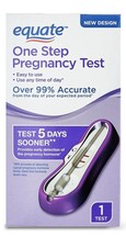 Equate One Step Pregnancy Test Analog Over 99 Accurate Early Detection Easy Use