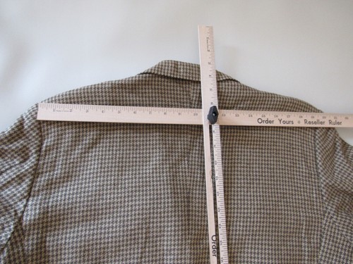 Polo by Ralph Lauren Blazer Mens 46R US 36 Gold Houndstooth Tweed Made in Italy - Picture 19 of 24