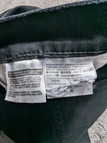 Levi's 541 Athletic Taper Leg Jeans Men's Size 36x30 Black - Picture 3 of 12