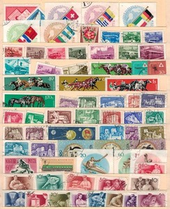 worldwide stamps   used/unused hinged 134-1  (3 stock sheets)