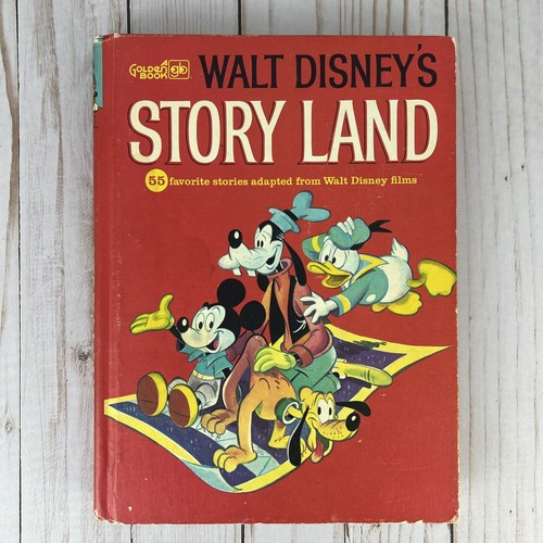 Vintage 1962 Walt Disney 's Story Land Golden Book With 55 Stories Illustrated - Bild 14 von 14