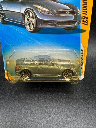 2010 Hot Wheels New Models 10 Infiniti G37 # 32/44 Light Blue T - Picture 2 of 3