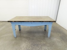 Vintage Precision Steel Welding Layout Table 72x36" Cast Iron 1-11/16" Thick Top
