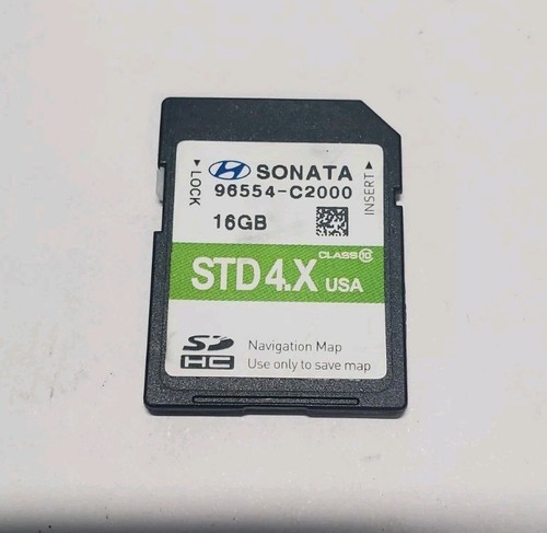 2015-2016 HYUNDAI SONATA NAVIGATION GPS SD CARD MAP DATA 4.X 96554-C2000 OEM USA - Picture 1 of 4