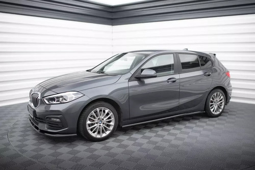 Minigonne Splitter Laterali Maxton Nere Lucide Bmw Serie 1 F40 Standard 2019- - Foto 1 di 4