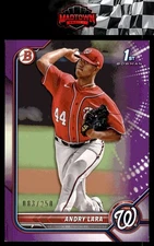 2022 Bowman #BP-70 Andry Lara Prospects Purple #/250