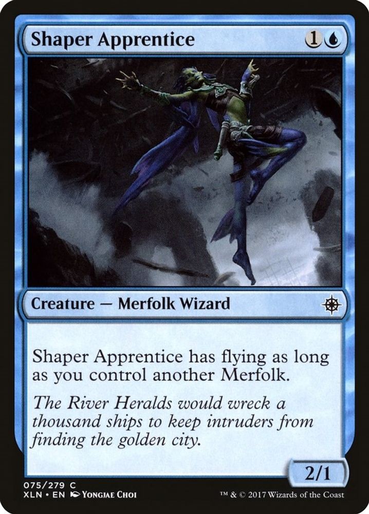 2017 Magic: The Gathering: Ixalan - Shaper Apprentice (#75, C, Lightly Played)