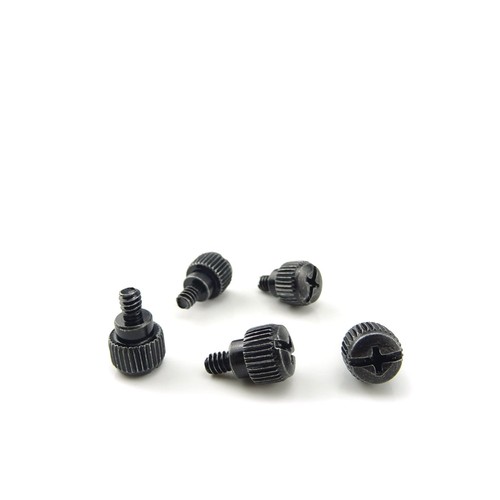 Estuche para computadora Honbay 50 piezas 6#-32x5 M3.5 PC tornillos tornillos para pulgar negro...  - Imagen 4 de 5