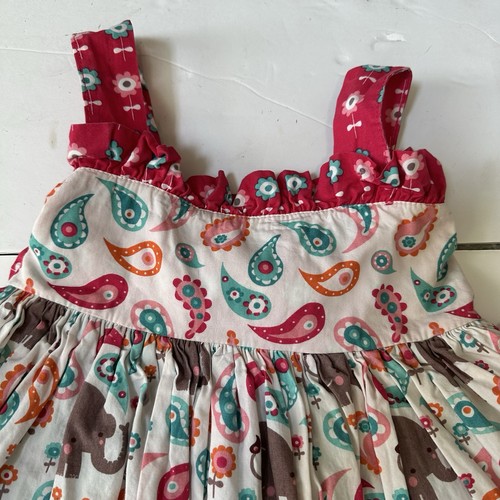Jelly the Pug elephant Ellie Sassy Pink Blue twirl dress Easter - Picture 6 of 8