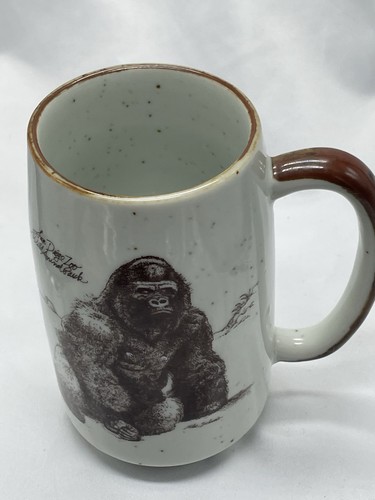 Vintage San Diego Zoo Wild Animal Park Gorilla Mug – Mike Schmitt Artwork – Sig - Picture 3 of 4