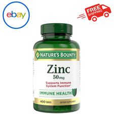 Nature's Bounty Zinc 50mg, 400 Caplets