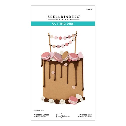 Spellbinders Etched Dies - Bougie Birthday Collection - Ganache Gateau (by Nina  - Bild 1 von 6