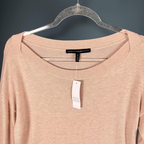 White House Black Market Pullover Damen Medium Rosa Kaschmirmischung Pulli Rose - Bild 4 von 10