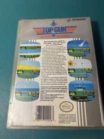 NES Top Gun The Second Mission Cartridge + Case, Tested/works.