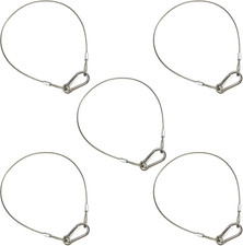 5 Pack Stage Light Safety Cable Stainless Steel Security Wire for Lighting, Lugg