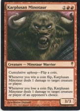 MTG: Coldnsap: Karplusan Minotaur: Lightly Played Condition