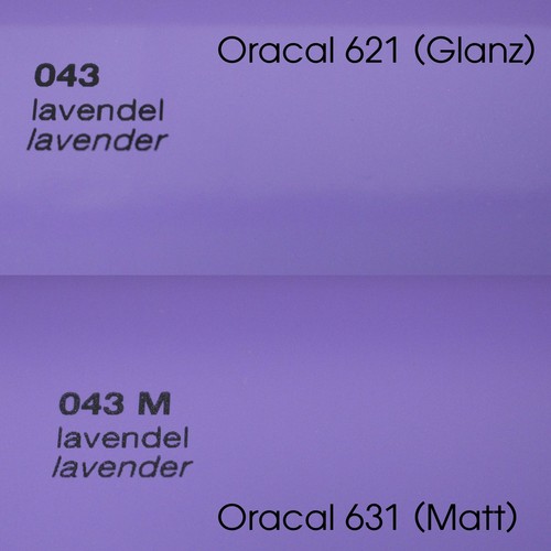 DIN A4 Bogen 29,7x21cm ORACAL 621 | 631M Folie Plotter Matt Glanz Selbstklebend - Bild 23 von 68