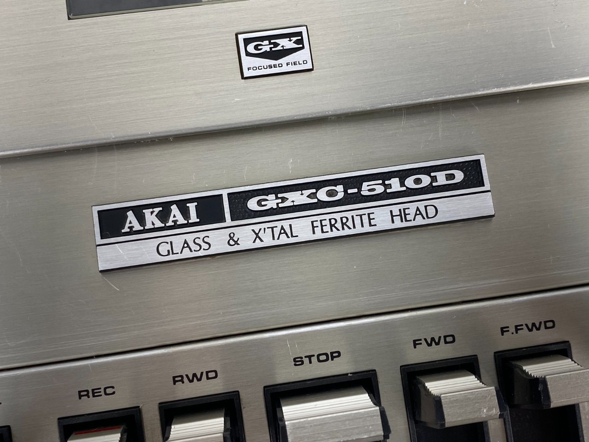 Vintage AKAI GXC-510D Vertical Cassette Deck Works | eBay
