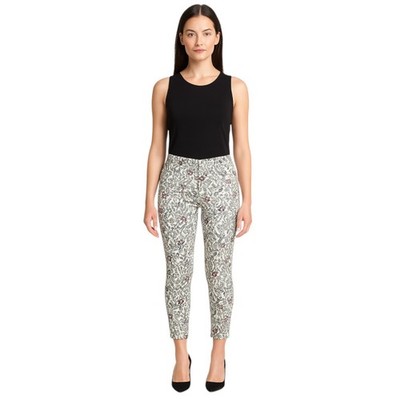 L'Agence Sizes 24 US 00 Cotton High-Rise Ankle Jean Margot Floral Print USA Made