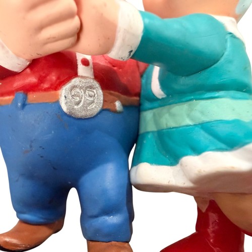 Tanzender Cowboy & Cowgirl Figur Sammlerstück Western Country Paar 4" groß St - Bild 4 von 5