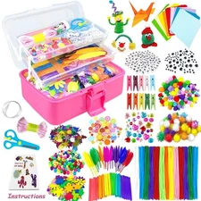 Arts and Crafts Supplies for DIY Craft Kits Art Supplies Materials Crafts Set...