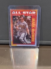 2025 Topps chrome- 1990 All Star American League Mark McGwire 45/50 Silver Pack