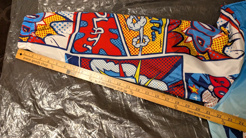 ENCRYPTED Comic Style Long Sleeve Zip-Up Lined Hooded Jacket Size XL - Picture 17 of 22