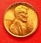 1946-D Lincoln Wheat Cent Penny GEM RED BU From an Original Bank Roll