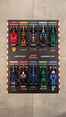 Display Wandhalterung für F1 Speed Champions Sammlung - 50x70 cm