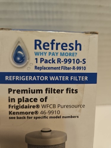Refresh R-9910-S Replacement Refrigerator Water Filter, New and Sealed - Picture 2 of 6