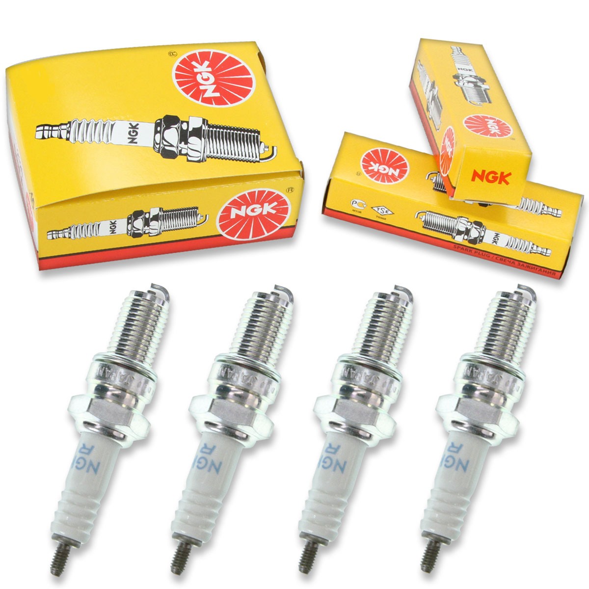 4pcs 1982 Honda CB450SC Nighthawk NGK Standard Spark Plugs 447cc 27ci Kit yy