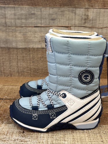 Timberland Schneestiefel Freeze Pop Blau Petits Kleinkind Größe 7 Neu - Bild 3 von 11