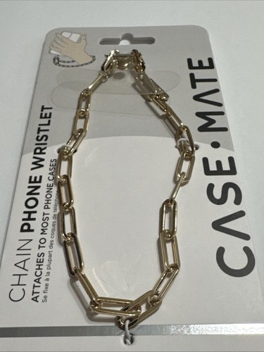 Case-Mate Detachable Phone Lanyard Strap with Gold Metal Chain - Gold - 第 2/4 張圖片