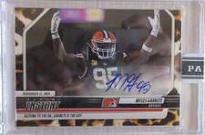2024 Panini Instant NFL Myles Garrett Black Jaguar Signatures Auto SSP 5/10