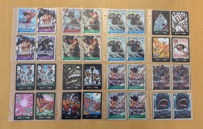 One Piece TCG Japan SR Karten Lot OP01-OP13 EB PRB DON Holo 271 Karten im Binder