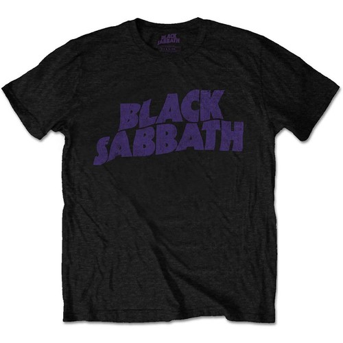 Men's Black Sabbath Wavy Logo Vintage Vintage T-shirt Large Vintage