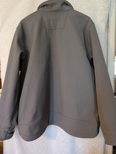 Carhartt Jacket Mens XL Gray Crowley Full Zip  Lined Softshell Workwear - Picture 16 of 17