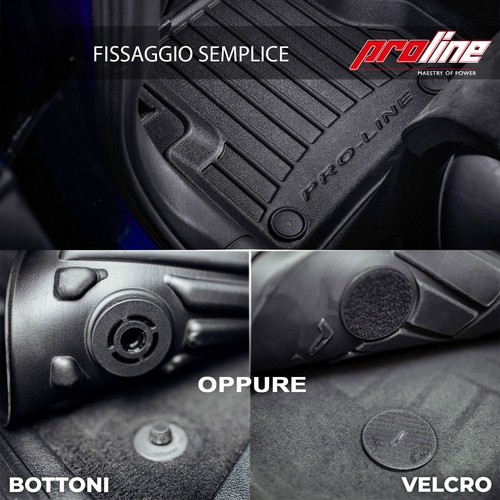 Tappetini Tappeti per Fiat Panda III Hybrid dal 2020 in poi su misura in gomma - Imagen 4 de 9