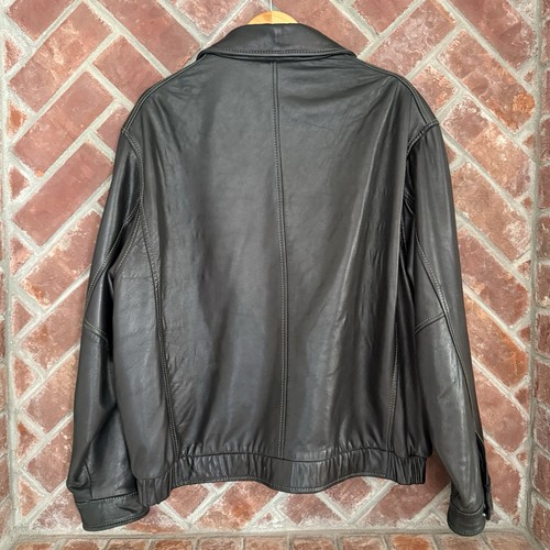 Marc New York Leather Jacket Men’s Size XL RN74847 Chocolate Brown Butter Soft - Picture 3 of 11