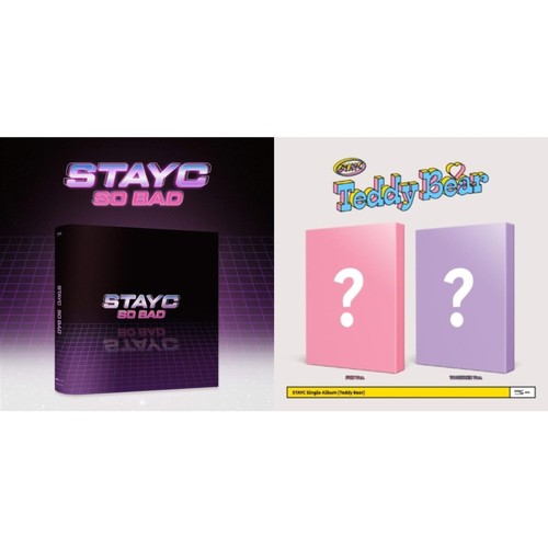 Stayc - Star To A Young Culture & Teddy Bear [New CD Bundle] - Picture 1 of 3
