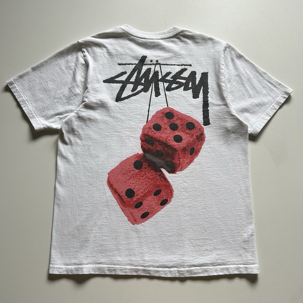 Stussy fuzzy dice t shirts ２枚　L Stussy Fuzzy Dice Tee 