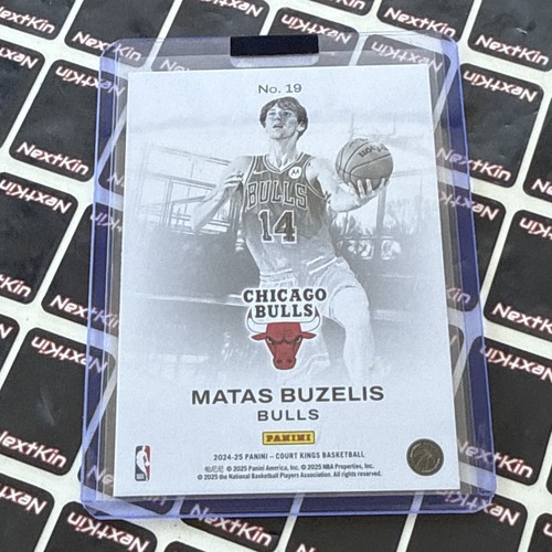 2024-25 Court Kings Works In Progress Matas Buzelis RC Chicago Bulls #19 - Foto 2 di 2