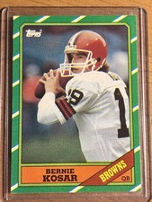 1986 Topps Bernie Kosar 187 Cleveland Browns RC