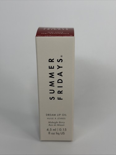 Summer Fridays Dream Lip Oil in the shade Midnight Berry .15 Fl Oz New! - Picture 1 of 5