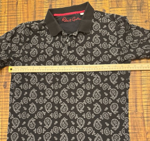 Robert Graham Polo schwarz Paisley Herren Small " - Bild 6 von 11