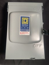 Square D J-353273-C Safety Switch 60A 240 VAC 3PH 15 HP Oem