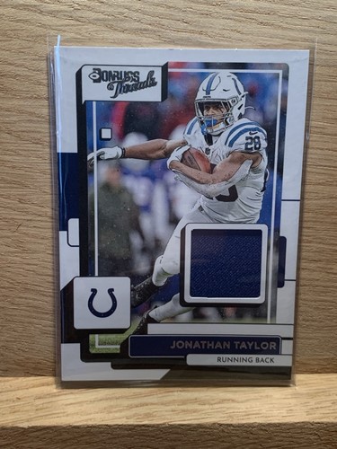 ¡Parche Donruss Jonathan Taylor Threads 2022! #TH-21 Indianapolis Colts - Imagen 1 de 2