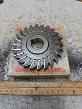Niagara 4" x 7/16" Side Milling Cutter 1" Arbor Straight Tooth
